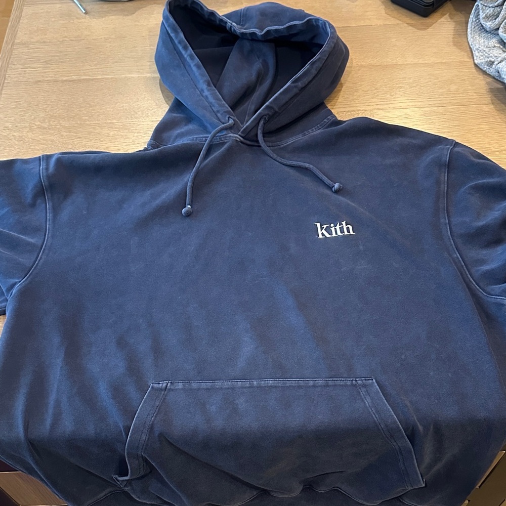 Kith Deep Blue Pullover Hoodie